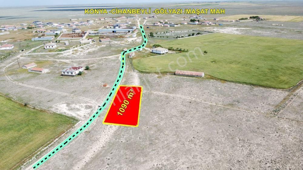 Konya / Cihanbeyli / Gölyazı Maşat'ta 1.090 M² Müstakil Tapu Konut İmarlı Arsa