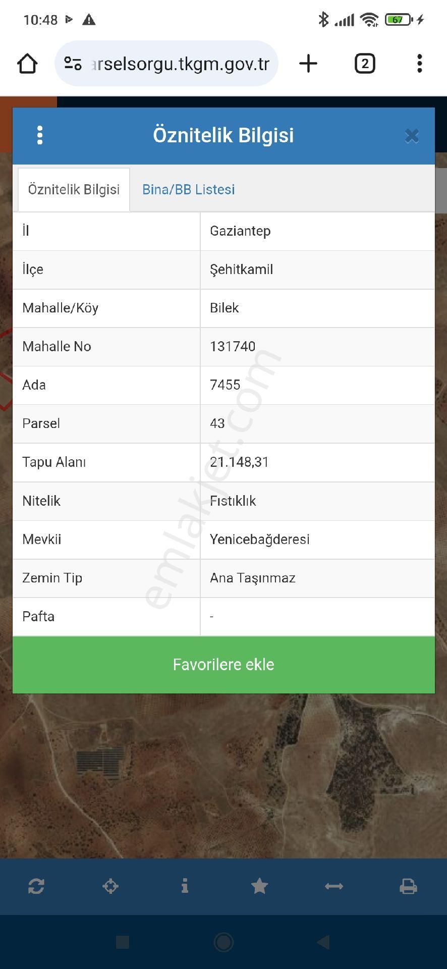 Bilek Yatırımlık Arazi