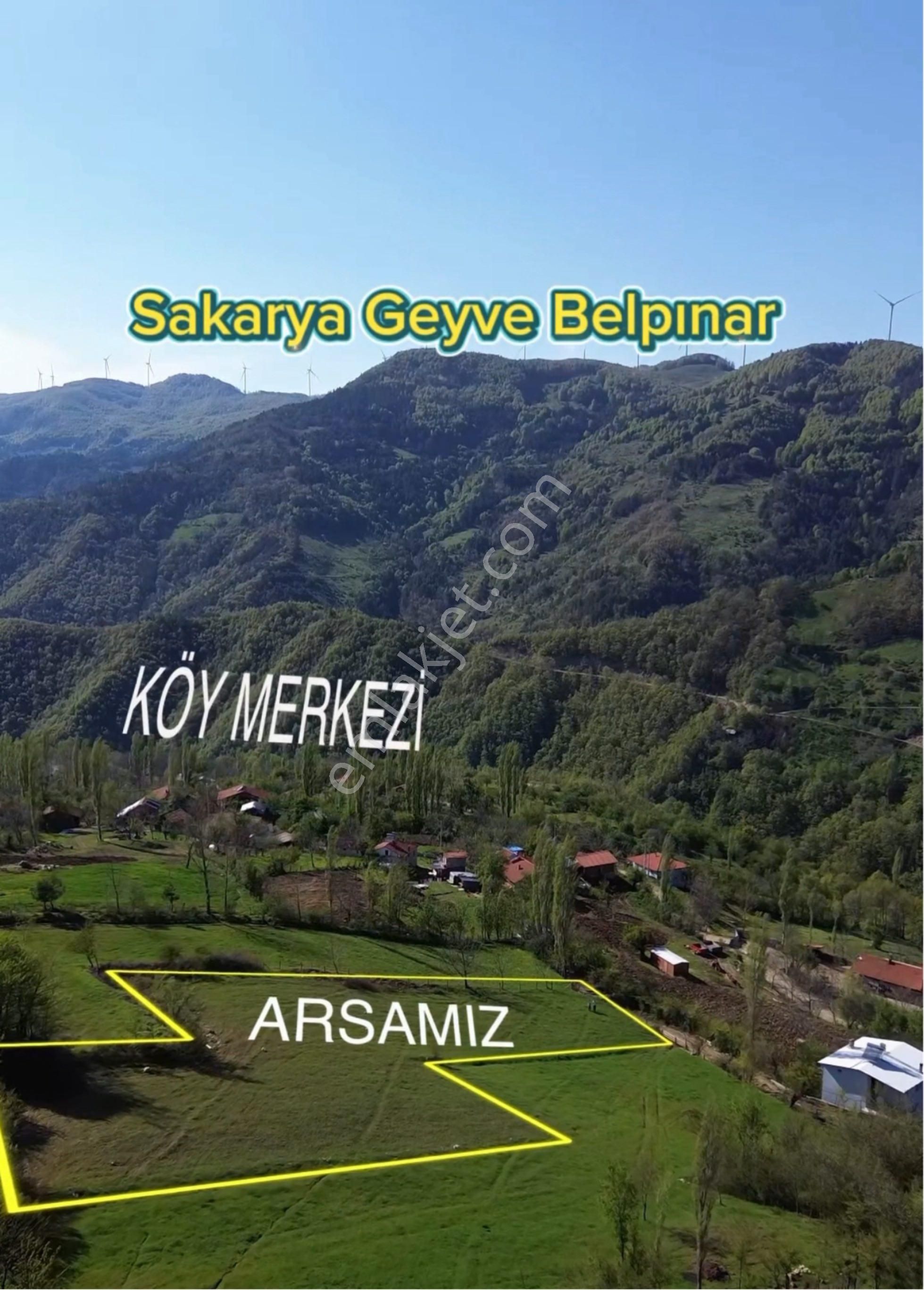 Sakarya Geyve Belpınar’da 2788m2 İmarlı Arsa
