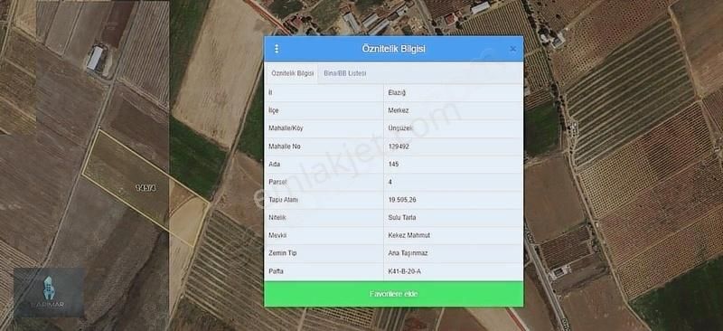 Lg'den Aşvan Muratçık'ta 19.505 M2 Arazi