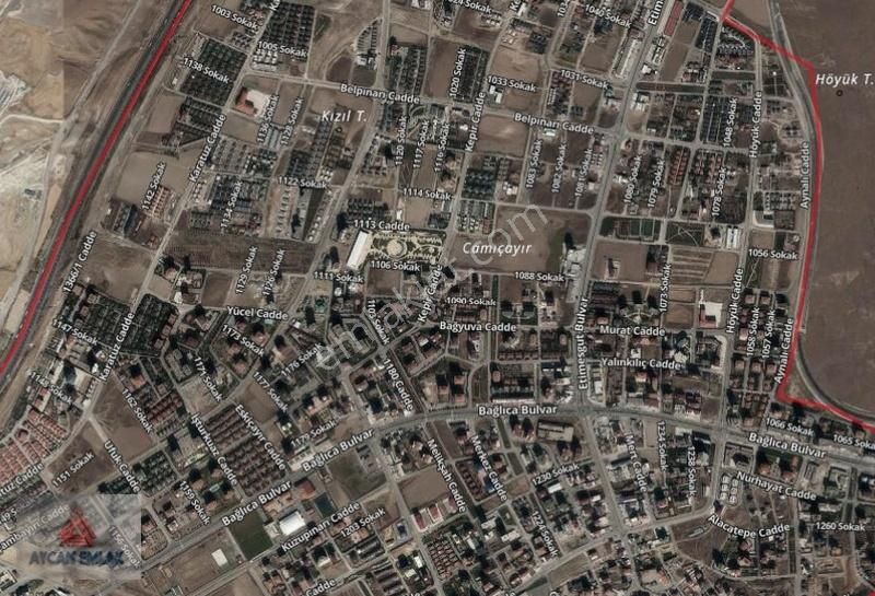 Aycan'dan Bağlıca Merkezde Satılık Tek Tapu 2100 M2 Ticari Arsa