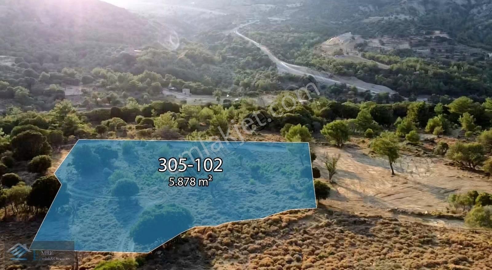 Gökçeada Emre Emlak'tan 5.878m2 Yatırımlık Tarla!