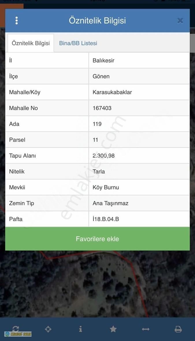 Karadağ Gayrimenkulden Gönen De Yatırımlık Arazi