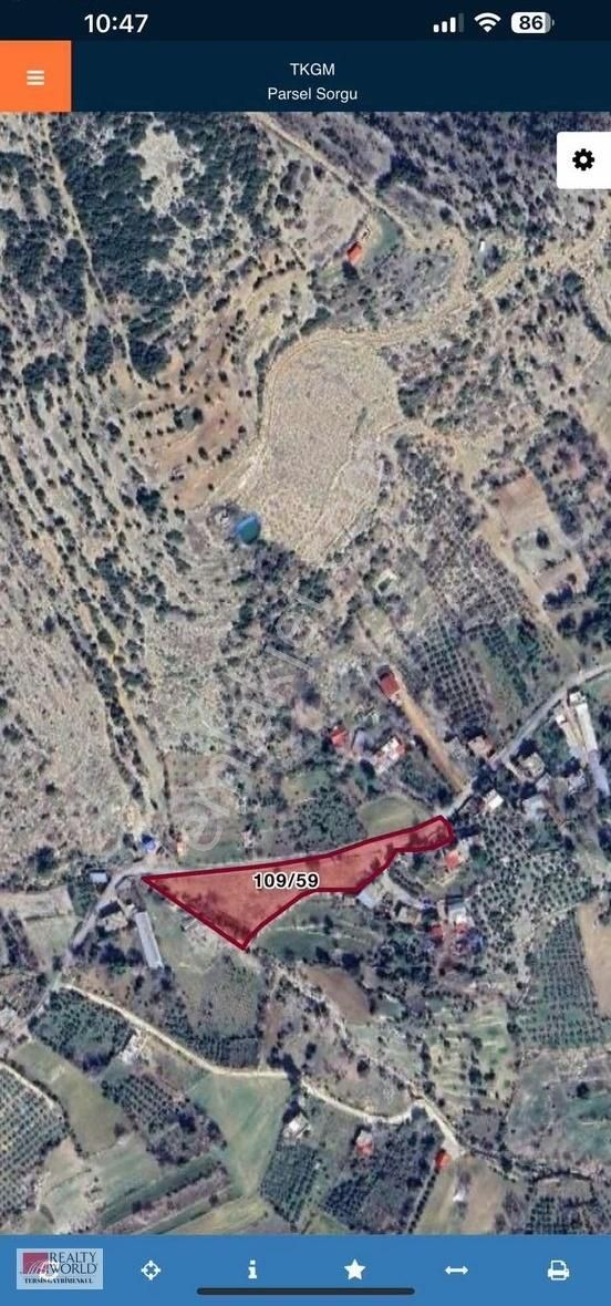 Rw Tersis'den Tarsus Beylice Köyünde Satılık Köy İçi Arsa
