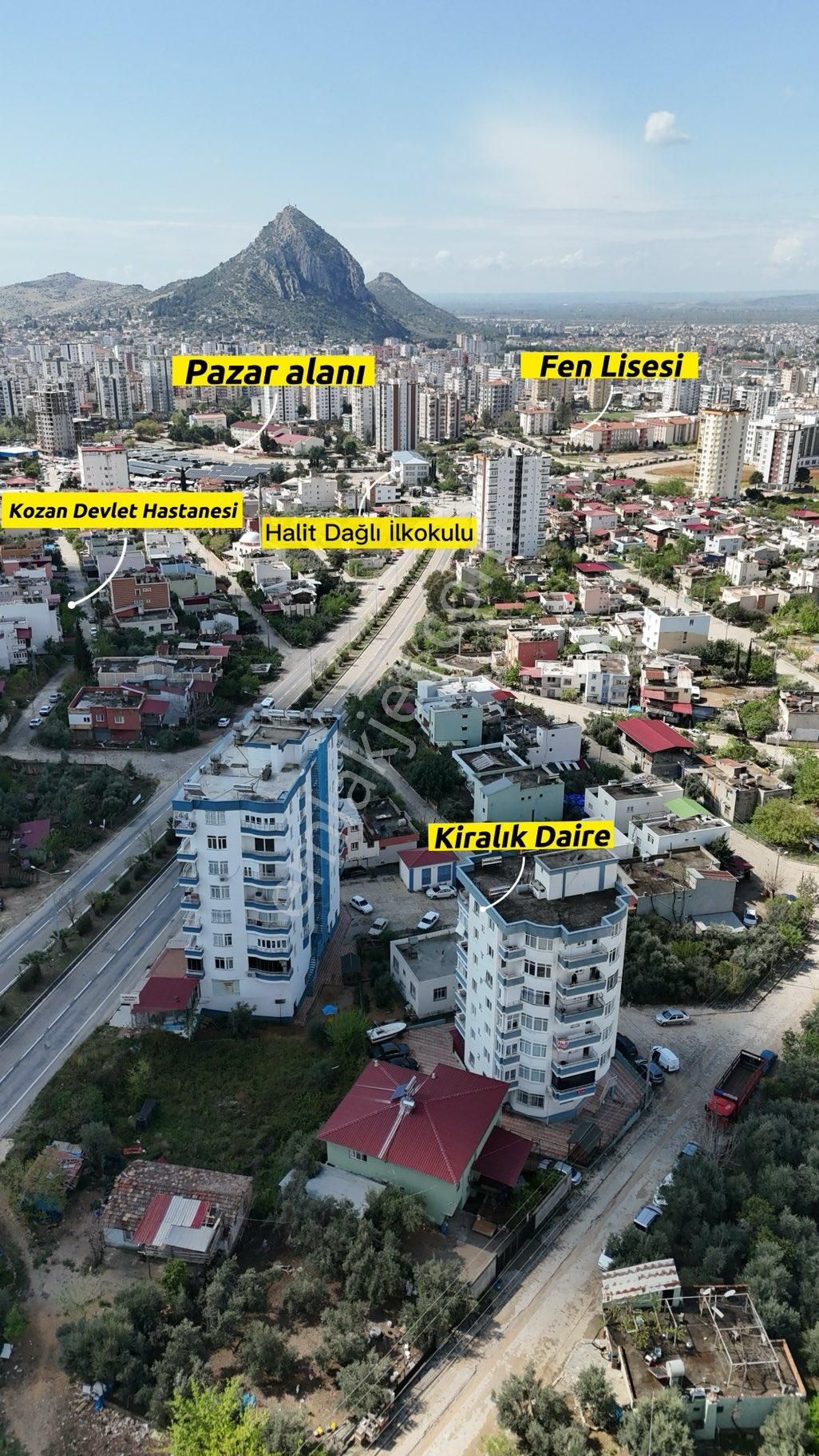 Kozan Divan Emlak’tan Hastaneye Komşu Kapalı Mutfak 2+1