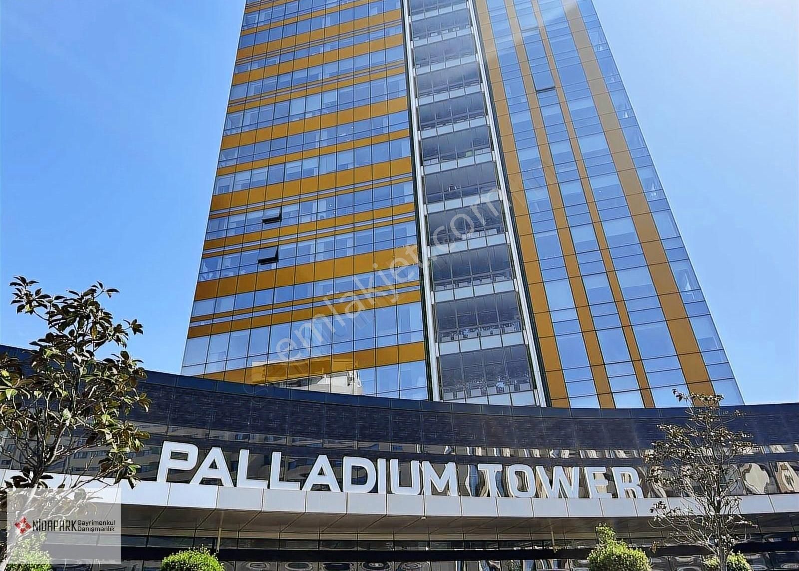 Nidapark Gayrimenkul'den Palladium Tower'da Kiralık Hazır Ofis