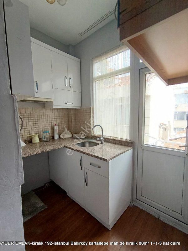 İstanbul Bakırköy Kartaltepe Mah De Kiralık 80m² 1+1-3 Kat Daire