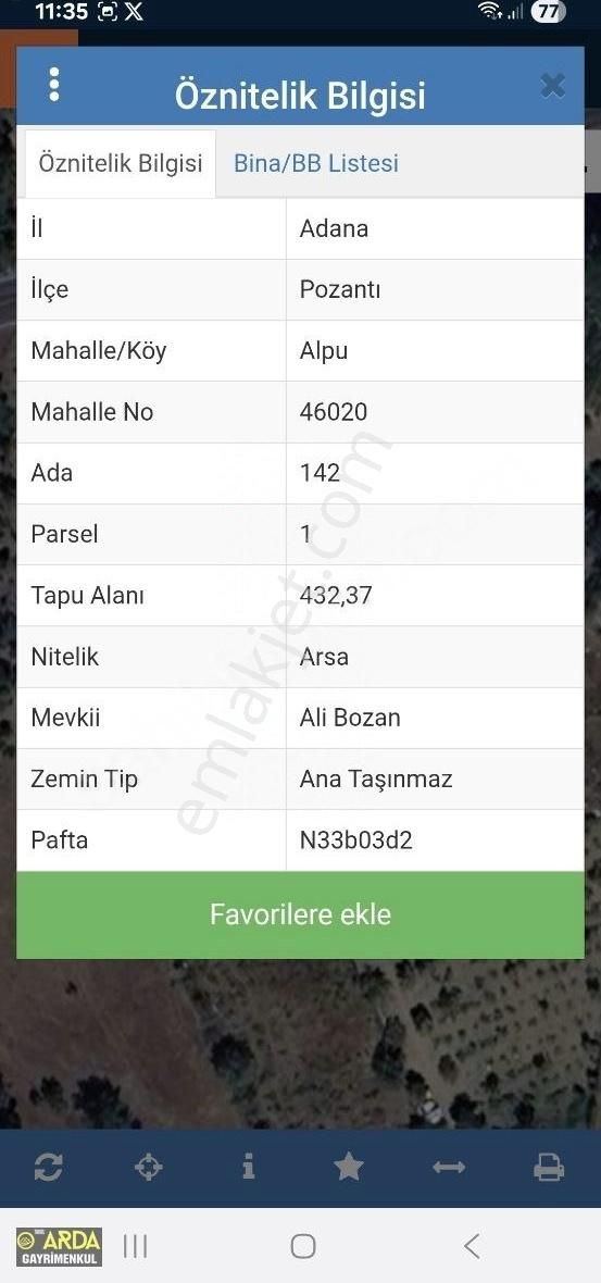 Pozantı Alpuda Yaylalık İmarlı 4 Adet Arsamız Satılıktır. - Görsel 2
