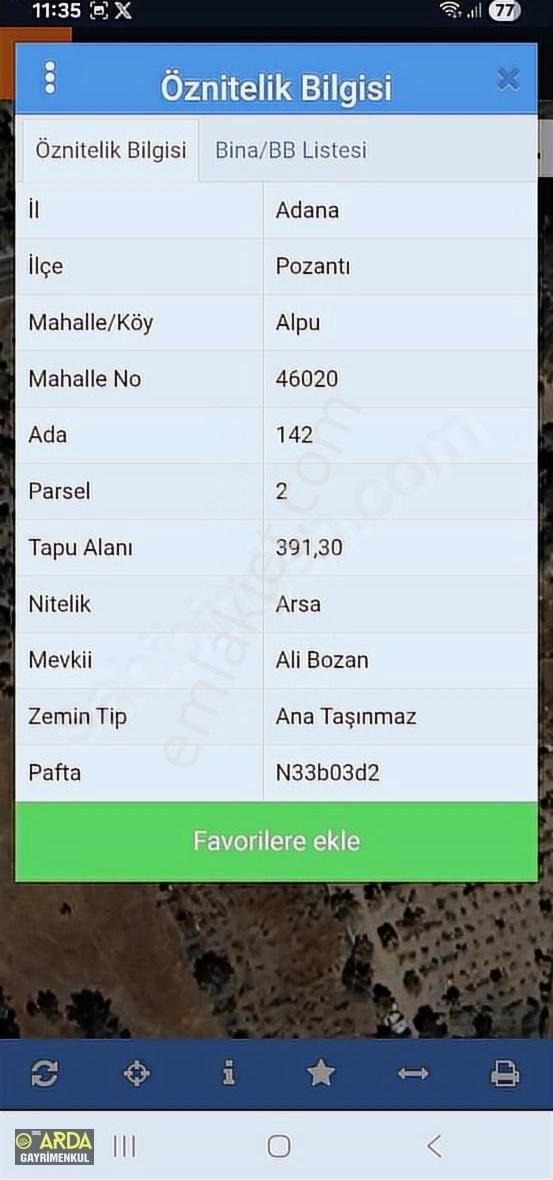 Pozantı Alpuda Yaylalık İmarlı 4 Adet Arsamız Satılıktır. - Görsel 5