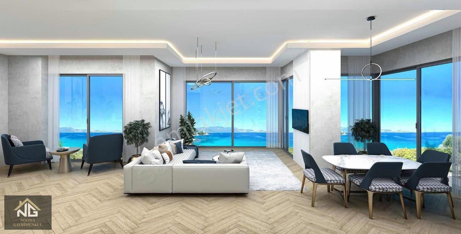 İstanbul Silivri'de Deniz Manzaralı Teraslı 2+1 Dubleks Daire
