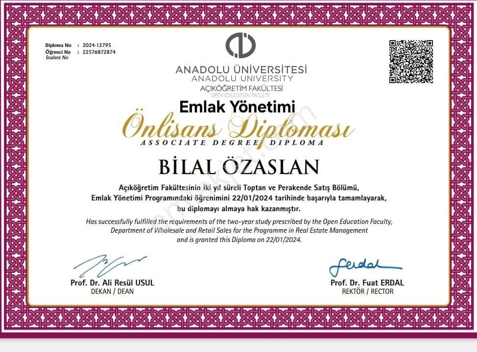 Emlak Diyarından Mavikent 2+1 Kat Mülkiyetli Daire