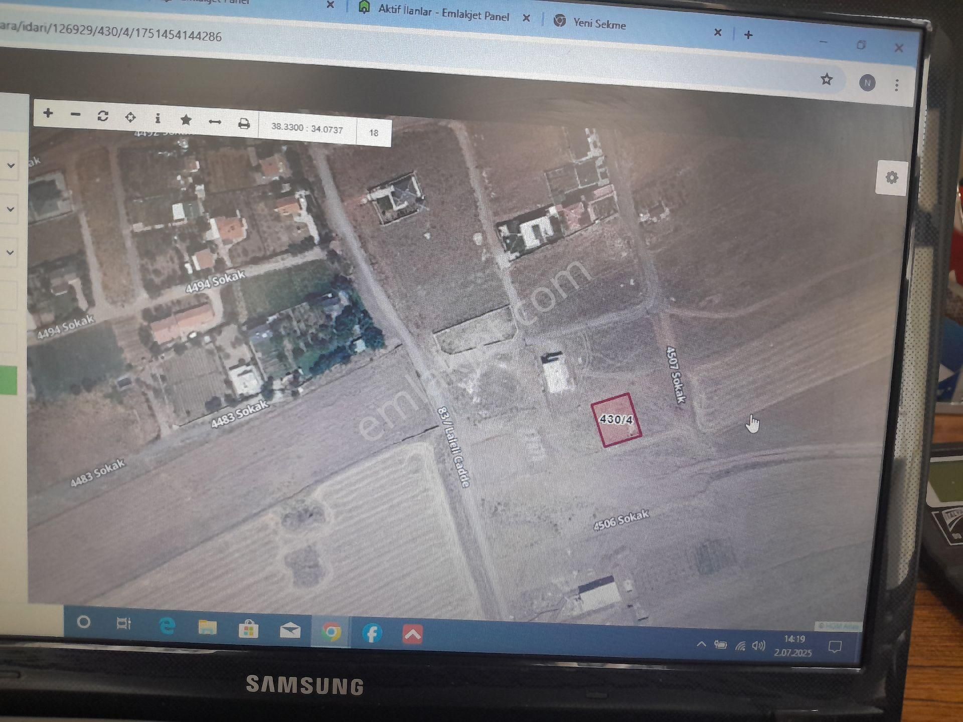 Laleli Akisar Arasında Satılık Villalık Arsa