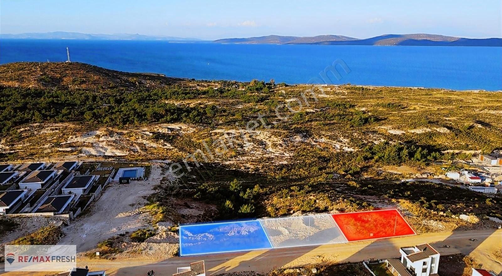 Mordoğan'da Panaromik Deniz Manzaralı Satılık Arsalar