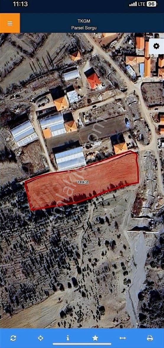 Burdur İli Merkez Bayındır Köyünde Satılık Tarla