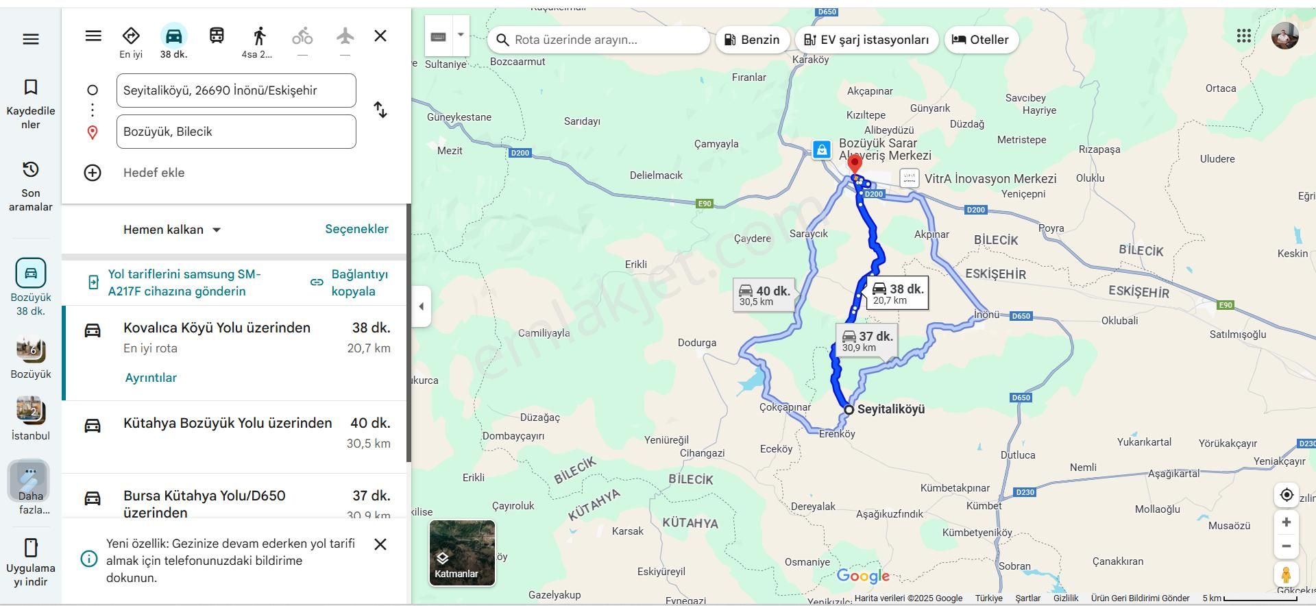 Eskişehir İnönü Seyitali Köyü Ev Yeri Ve Tarlalar - Görsel 22