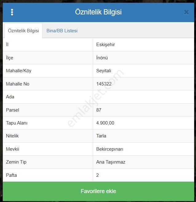 Eskişehir İnönü Seyitali Köyü Ev Yeri Ve Tarlalar - Görsel 17