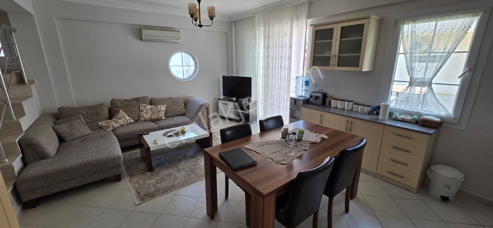 Goldhouse Dan Satılık Daire Çalış Plajında Havuzlu Sitede Eşyalı 4+1 Dubleks - Görsel 12