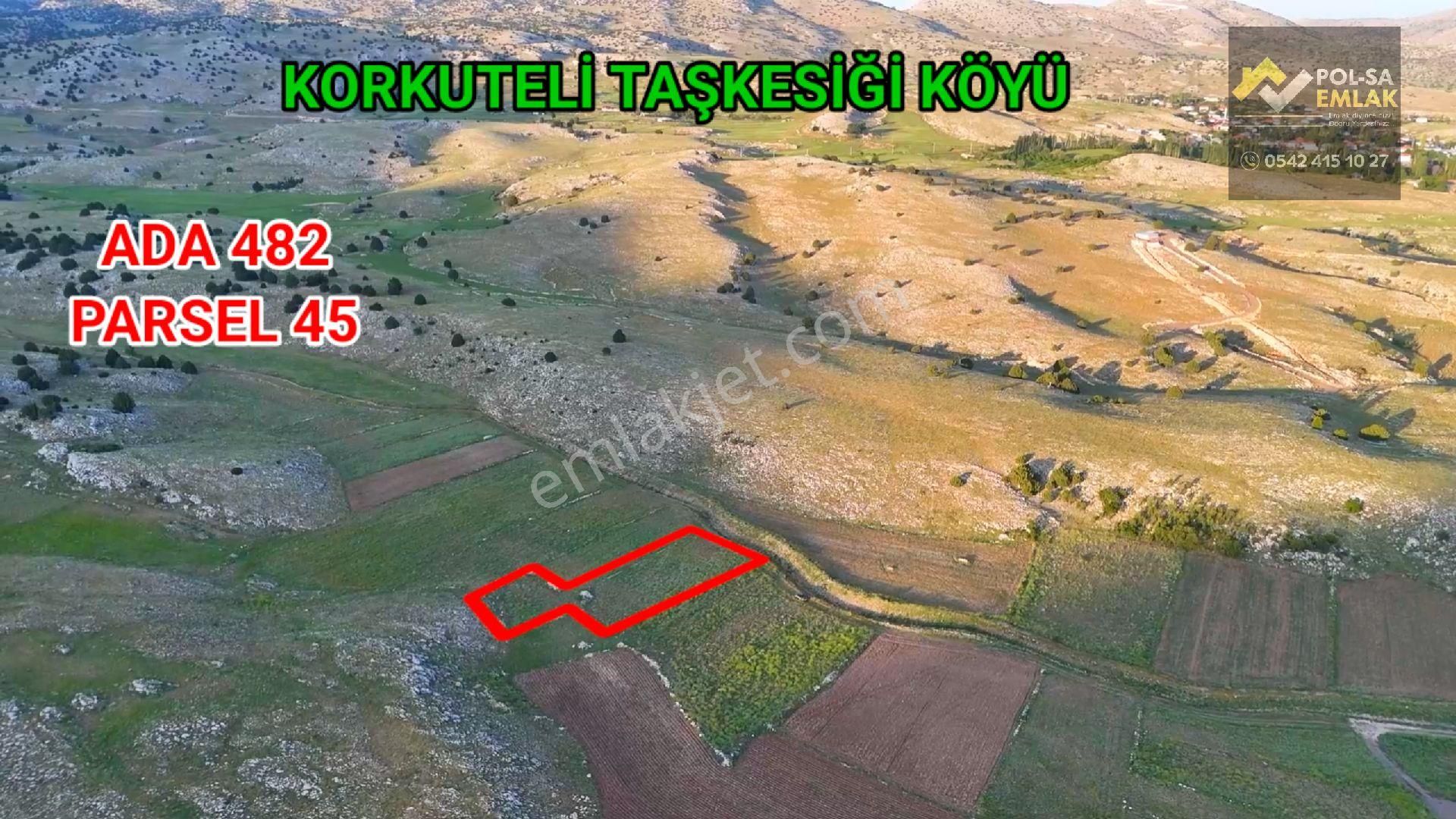 ✅korkuteli✅taşkesiği De ✅satılık 1.594m2 Tarla ✅arazi Yolu Var ✅su Elektrik Yakın - Görsel 2