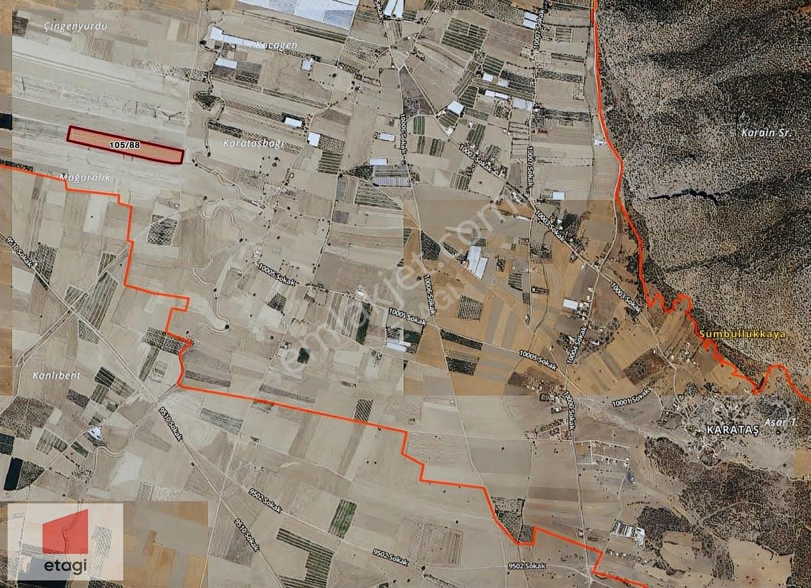 Korkuteli Karataş İki Çay Arası Mevki 34 Dönüm (34.247m2)