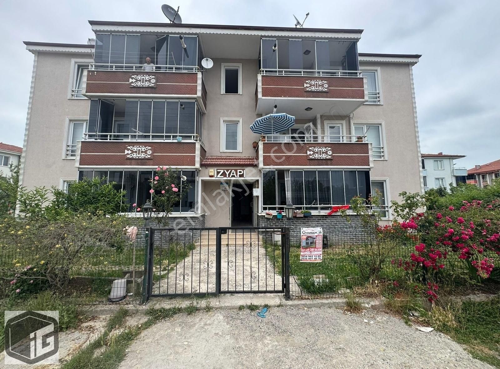 İg İnşaattan Hem Yazlık Hem Kışlık Ebeveyn Banyolu 3+1 Daire***
