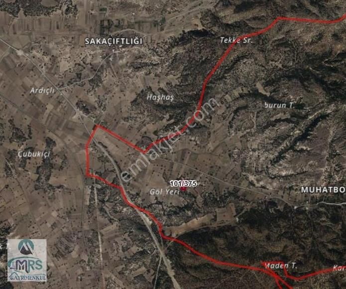 Mrs'den Merkez Muhatboğazında Satılık 4444 M2 Tarla