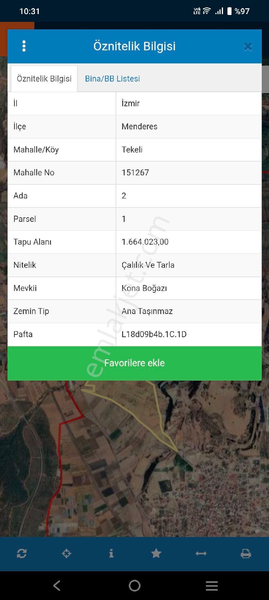 İzmir Menderes Tekeli Mahallesi'nde 250 M2 Son 3 Adet Bahce - Görsel 3