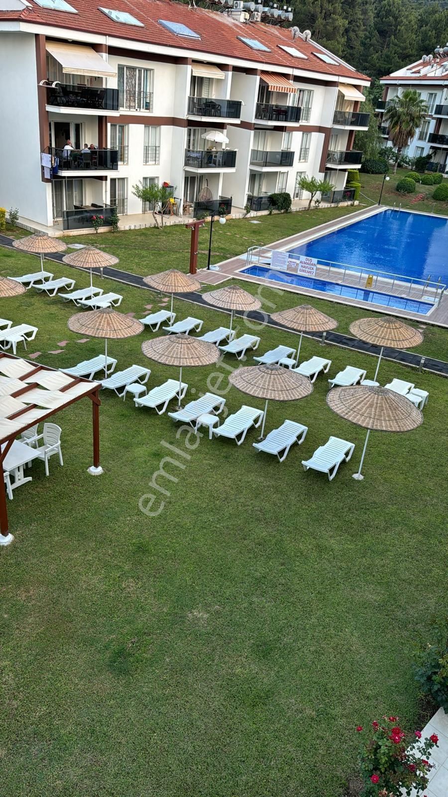 Goldhouse Dan Satılık Daire Havuzlu Sitede 1+1 Bahçe Katı Eşyalı - Görsel 26