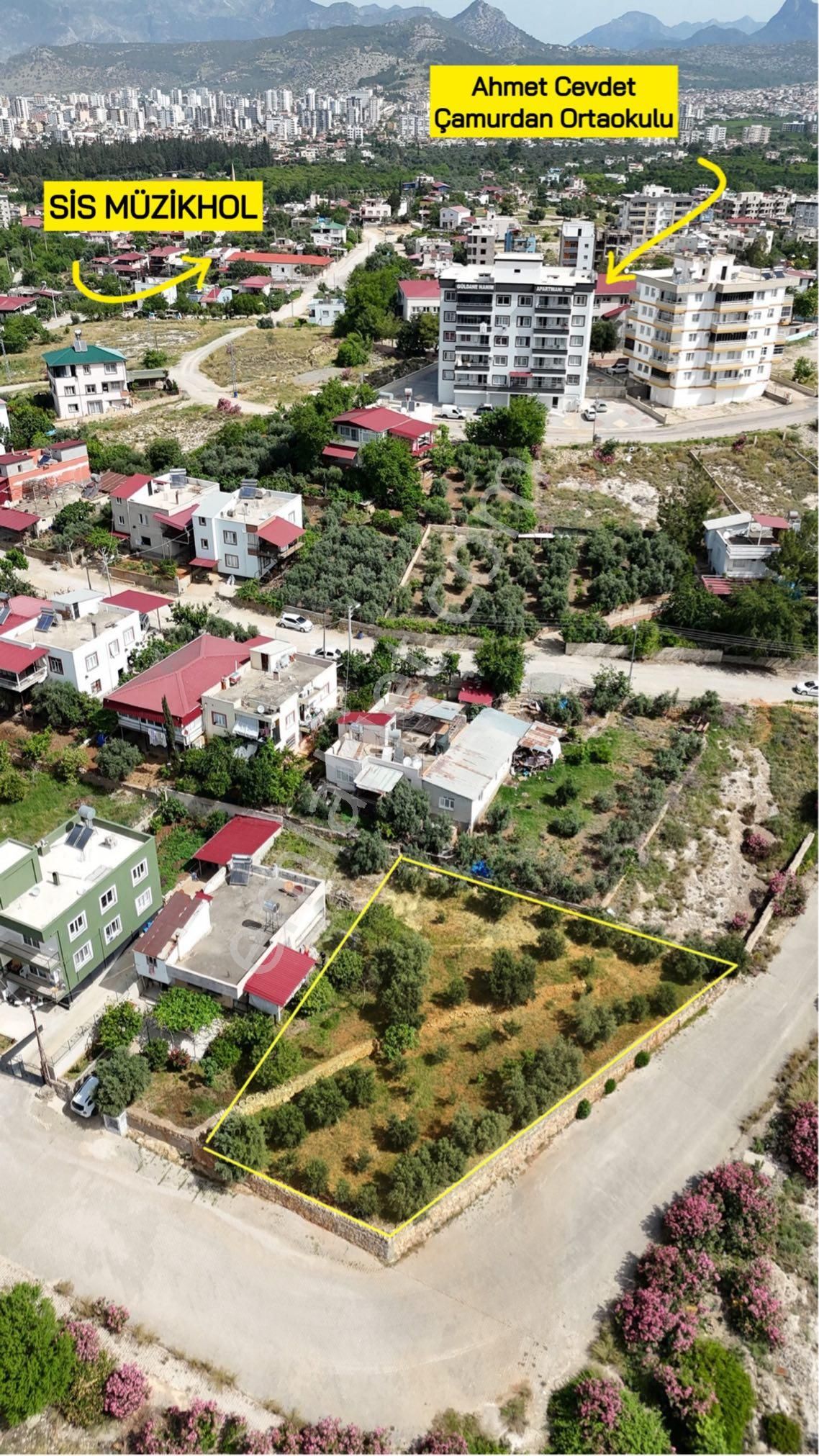 Kozan Divan Emlak’tan Tavşantepe’de Köşe,4 Kata İmarlı Arsa
