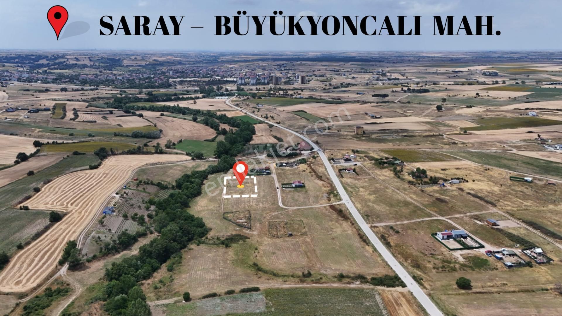 Güven'den Büyükyoncalı'da 336m² İmarlı Tek Tapu Arsa....