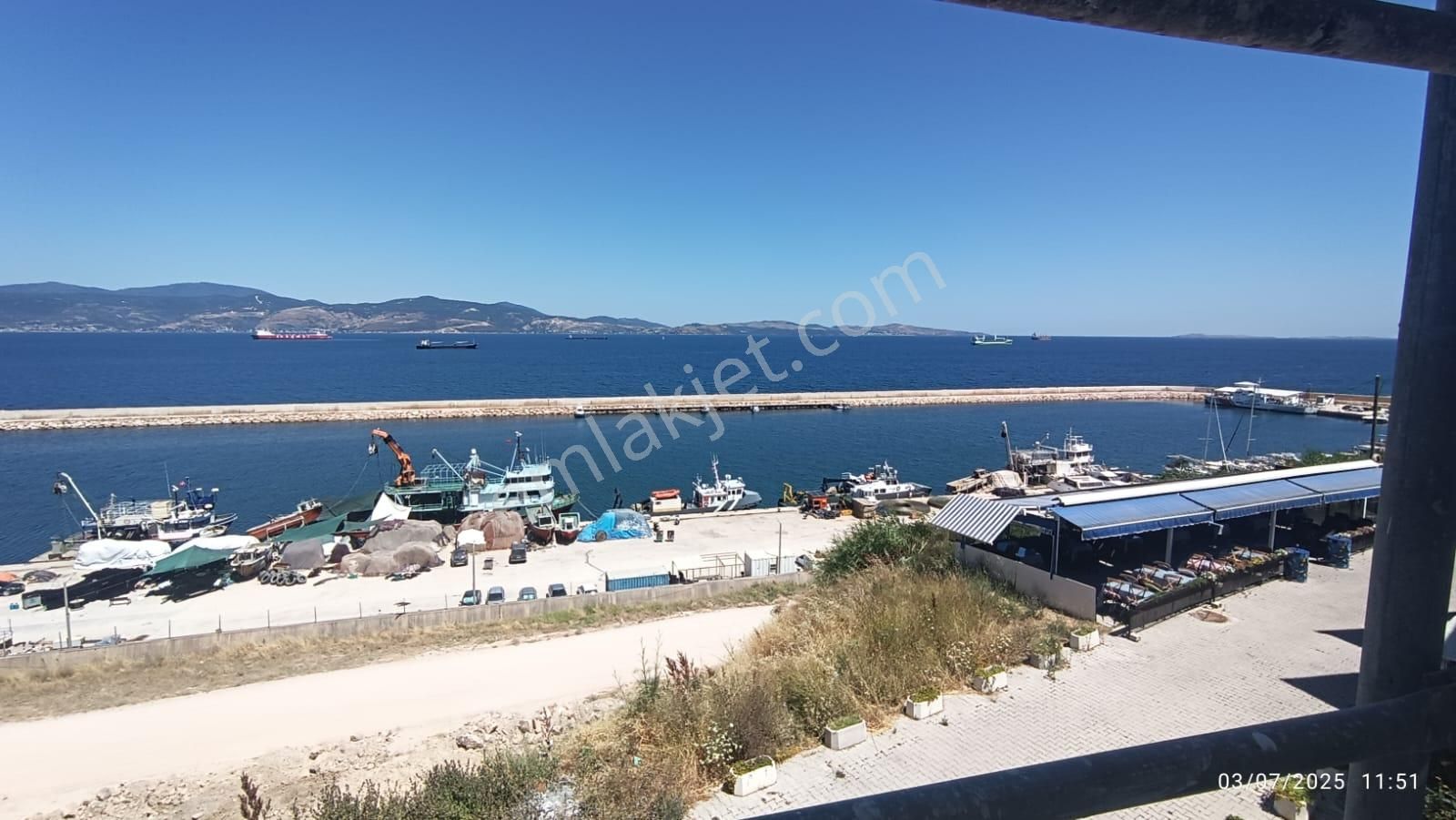 Balıkesir Bandırma Hacıyusuf Mah. 2+1 Kiralık Daire Deniz Manzaralı Merkezi Konumda