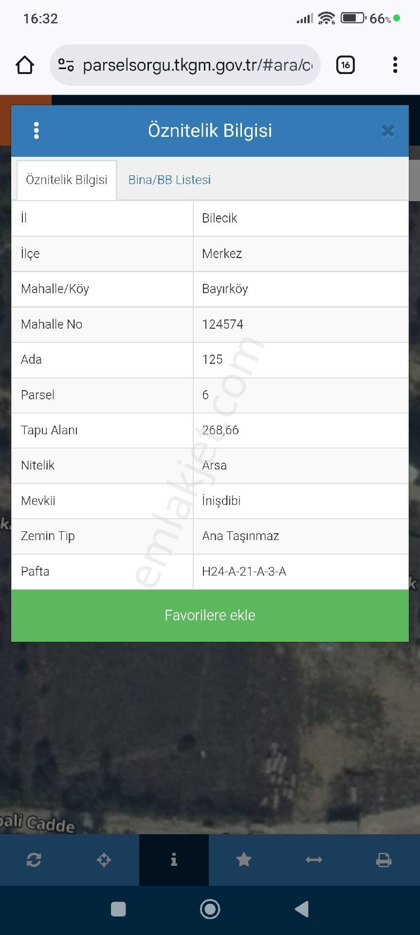 Bayirkoyde İmarli Arsa