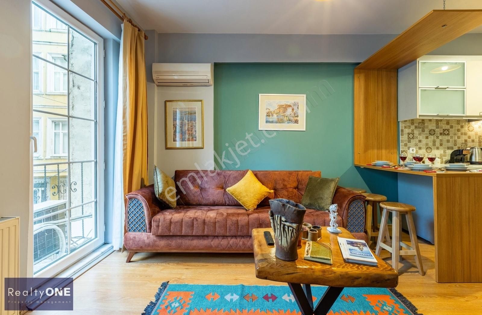 R-one Beyoğlu Eşyalı Faturalar Dahil 1+1 Kiralık Daire-eng
