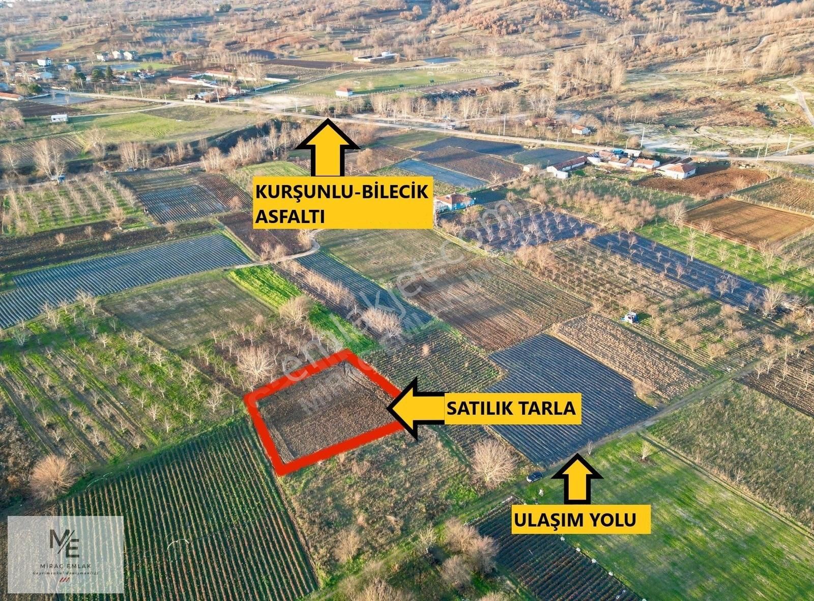 Miraç Emlaktan Kurşunluda Harika Konumda Yatırımlık 1.500m²tarla