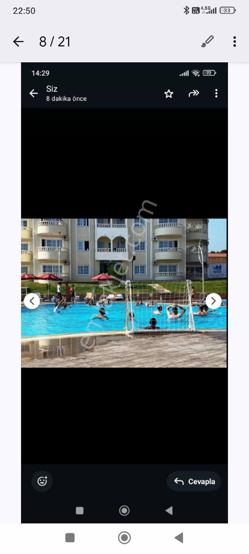 Satılık Devremülk Mersin Erdemli Kızkalesi Konakları Watercastle Ramada Hotel