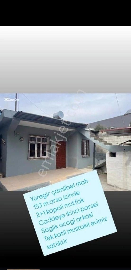 Hakem Emlak'tan Yüreğirçamlıbel'de Tek Katlı Müstakil Satılık Ev