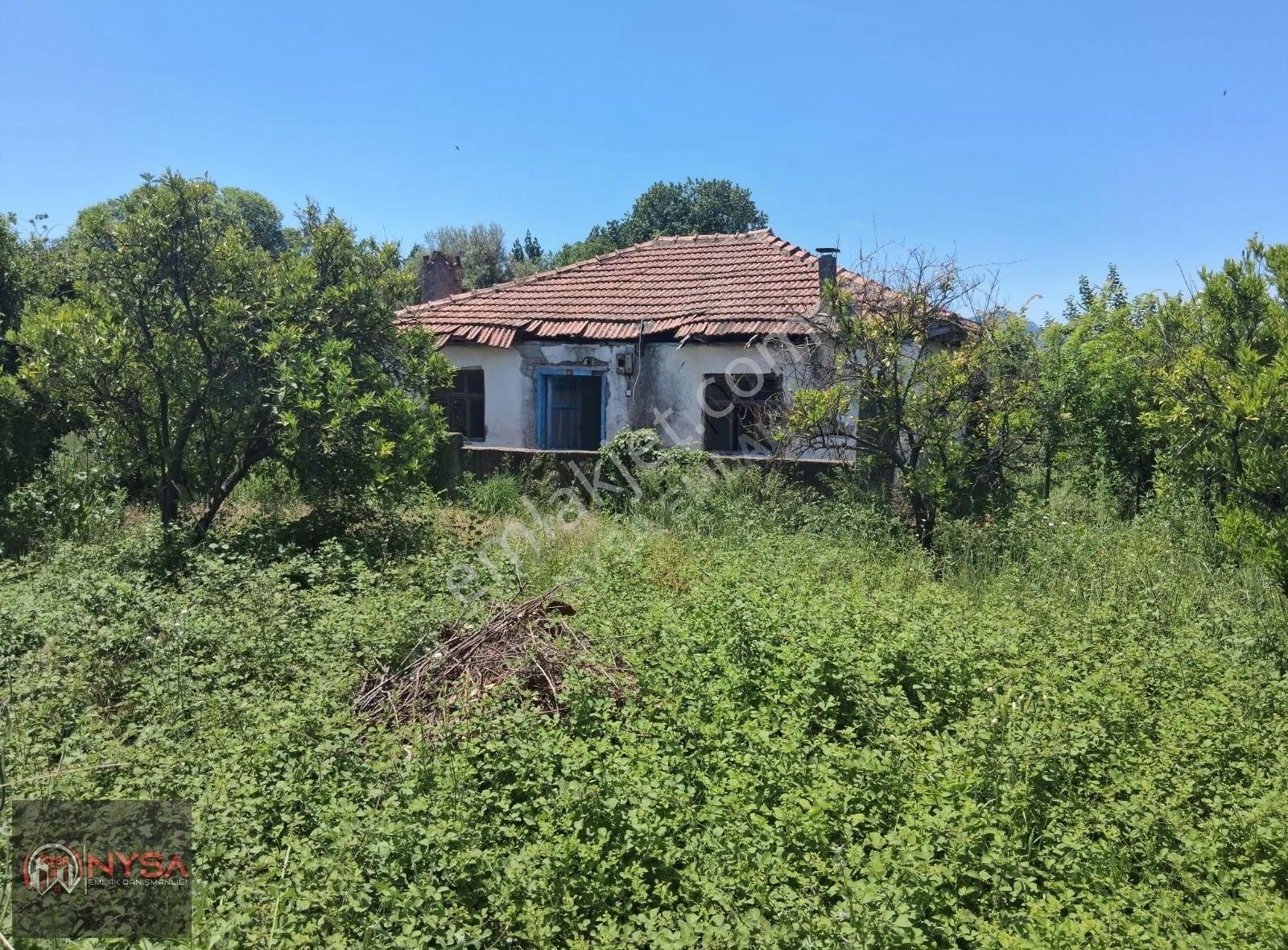 Nysa Emlak'tan 2 Tane Eski Yapı Bulunan Satılık Hisseli Tarla