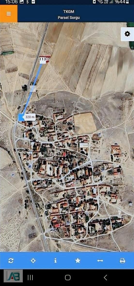 Eskişehir Çifteler De 1137m2 Müstakil Tarla