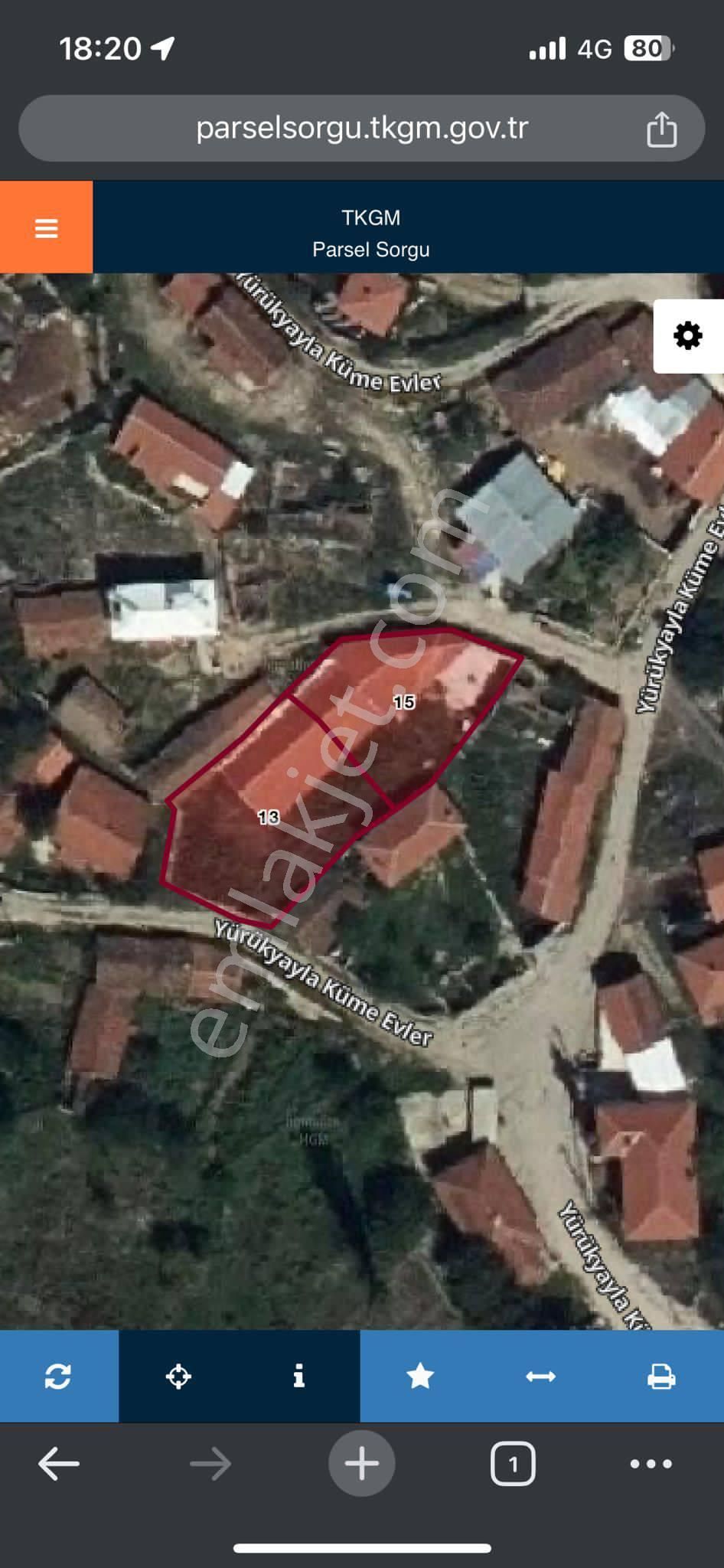 Eskişhir İnönü Yörük Yayla Köyünde Satılık Ahır Ve Arsa - Görsel 2