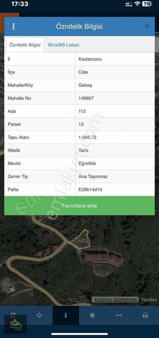 Türkan Emlaktan Full Deniz Manzaralı İmarlı Arsa