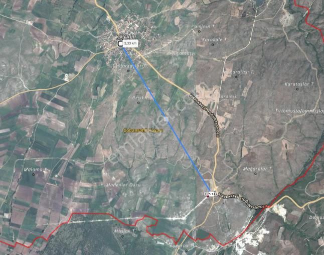 Kırklareli Merkez Kayalı Köyünde 6.035 M2 Müstakil Tapu Tarla