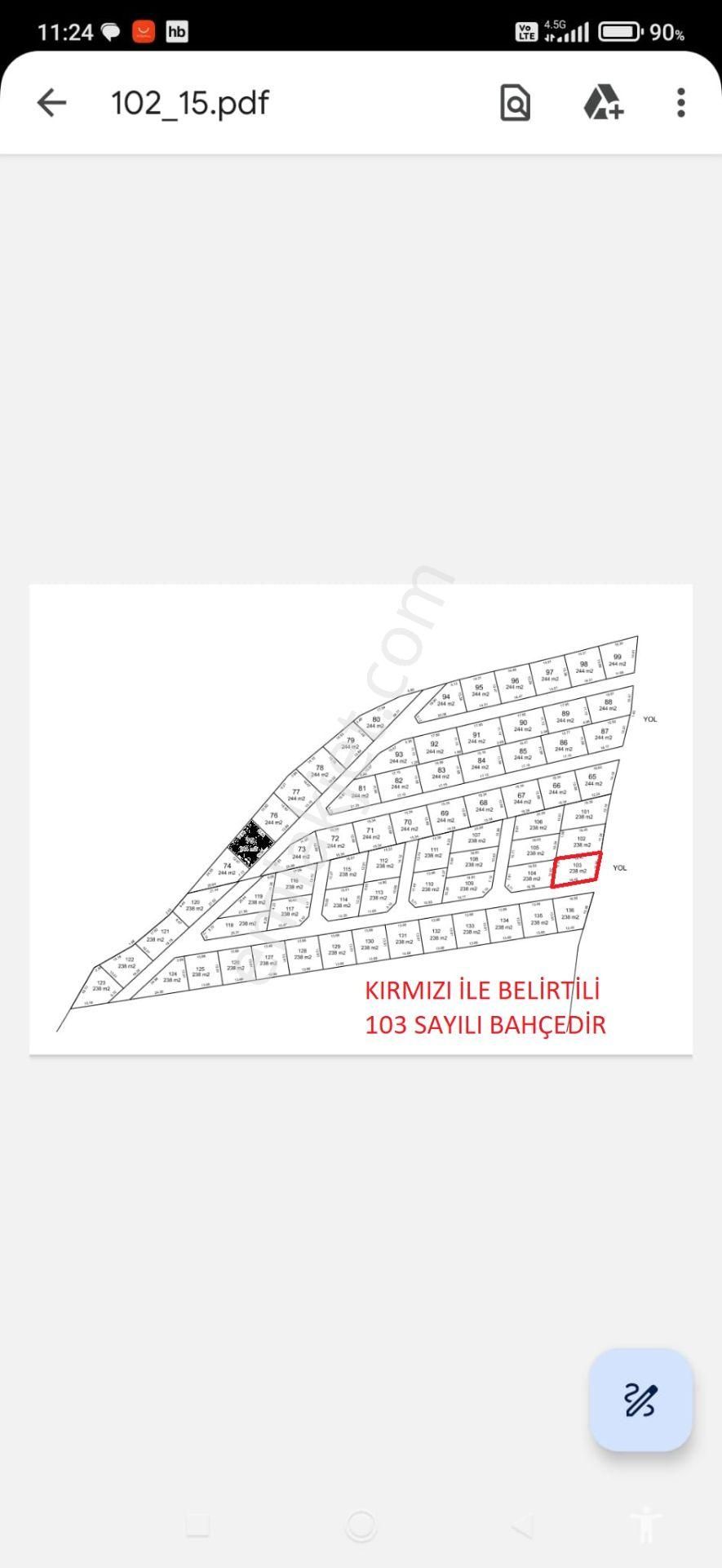 Değirmendere Köyünde Elektrik Ve Su Alt Yapısı Hazır 238 M2 Koperatiften Satılık Bahçe - Görsel 27