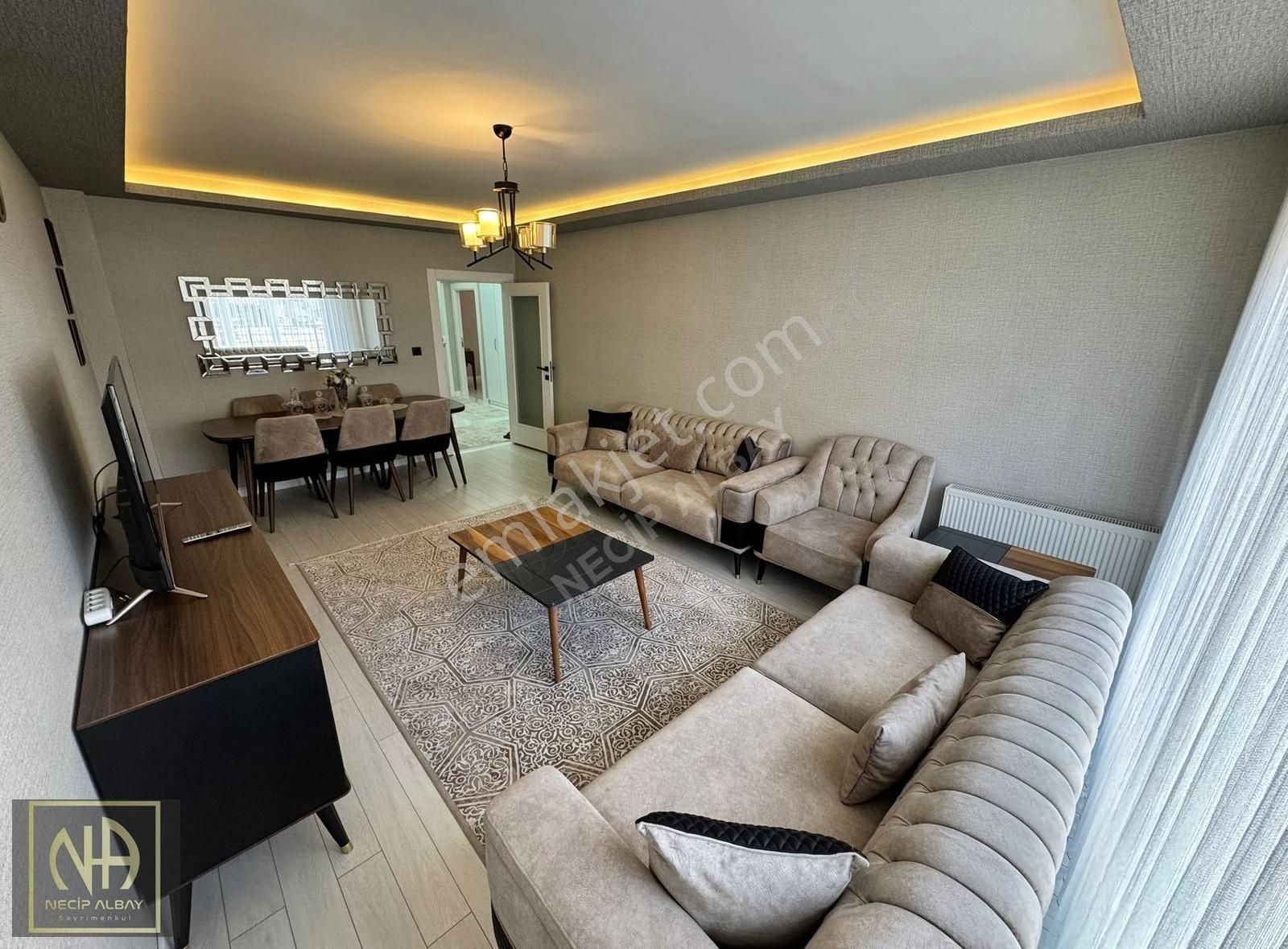 Necip Albay'dan Ovacık'da Sıfır Bina Ara Kat 3+1 Satılık Daire