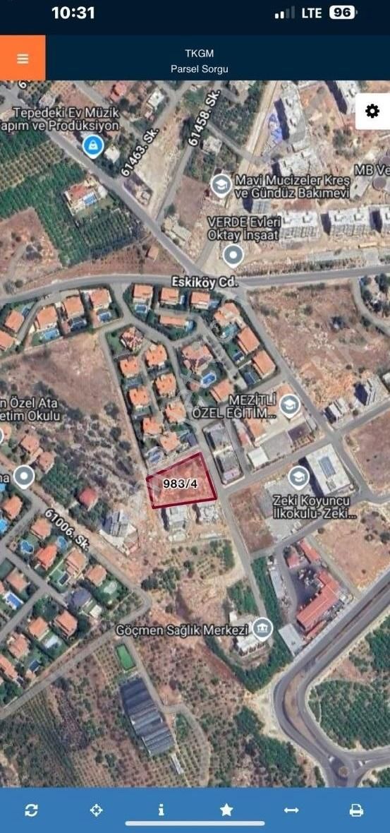 Yeşilyurt İikizce De Satılık Kupon Arsa