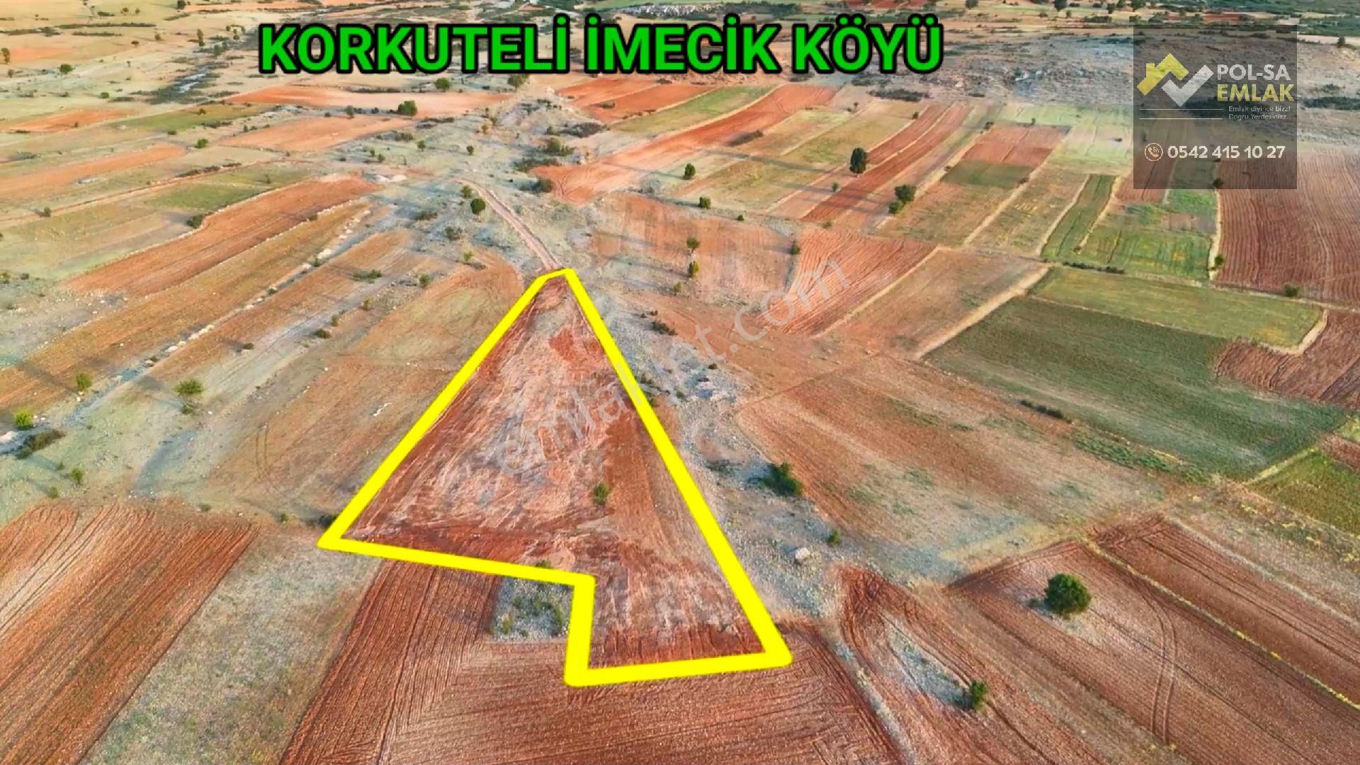 ✅korkuteli✅imecik Köyü ✅satılık 5.128m2 Tarla✅arazi Yolu Var - Görsel 8