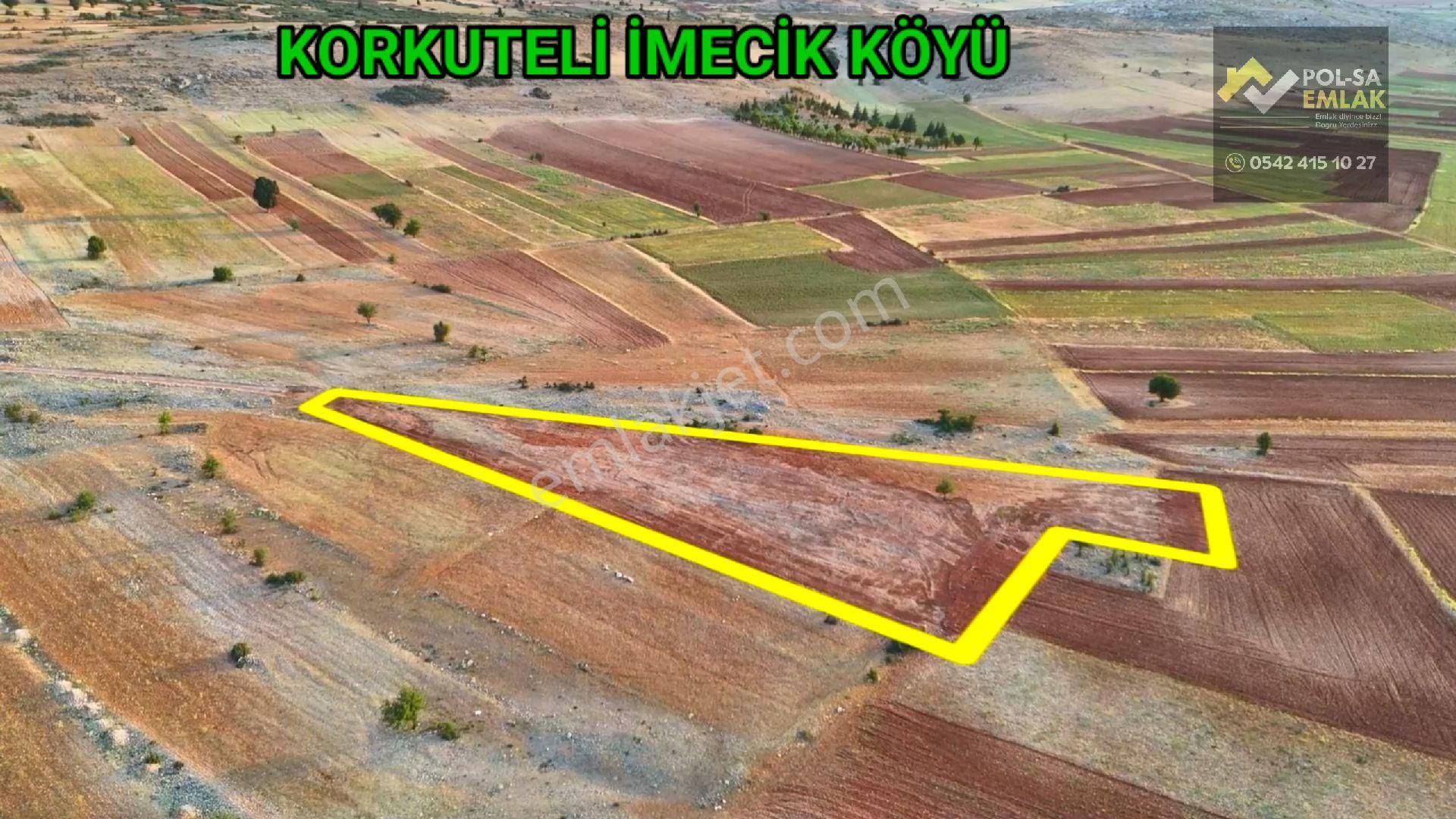 ✅korkuteli✅imecik Köyü ✅satılık 5.128m2 Tarla✅arazi Yolu Var - Görsel 6