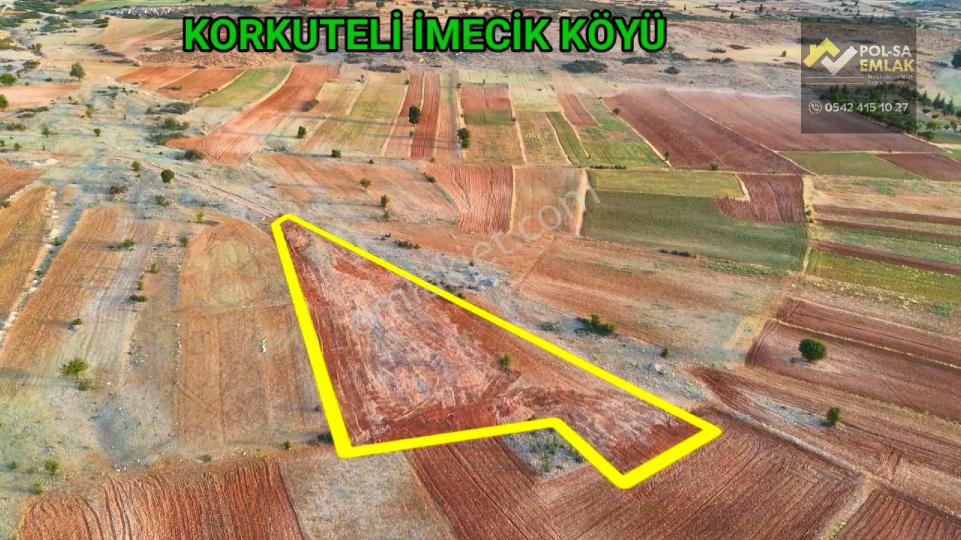 ✅korkuteli✅imecik Köyü ✅satılık 5.128m2 Tarla✅arazi Yolu Var - Görsel 7