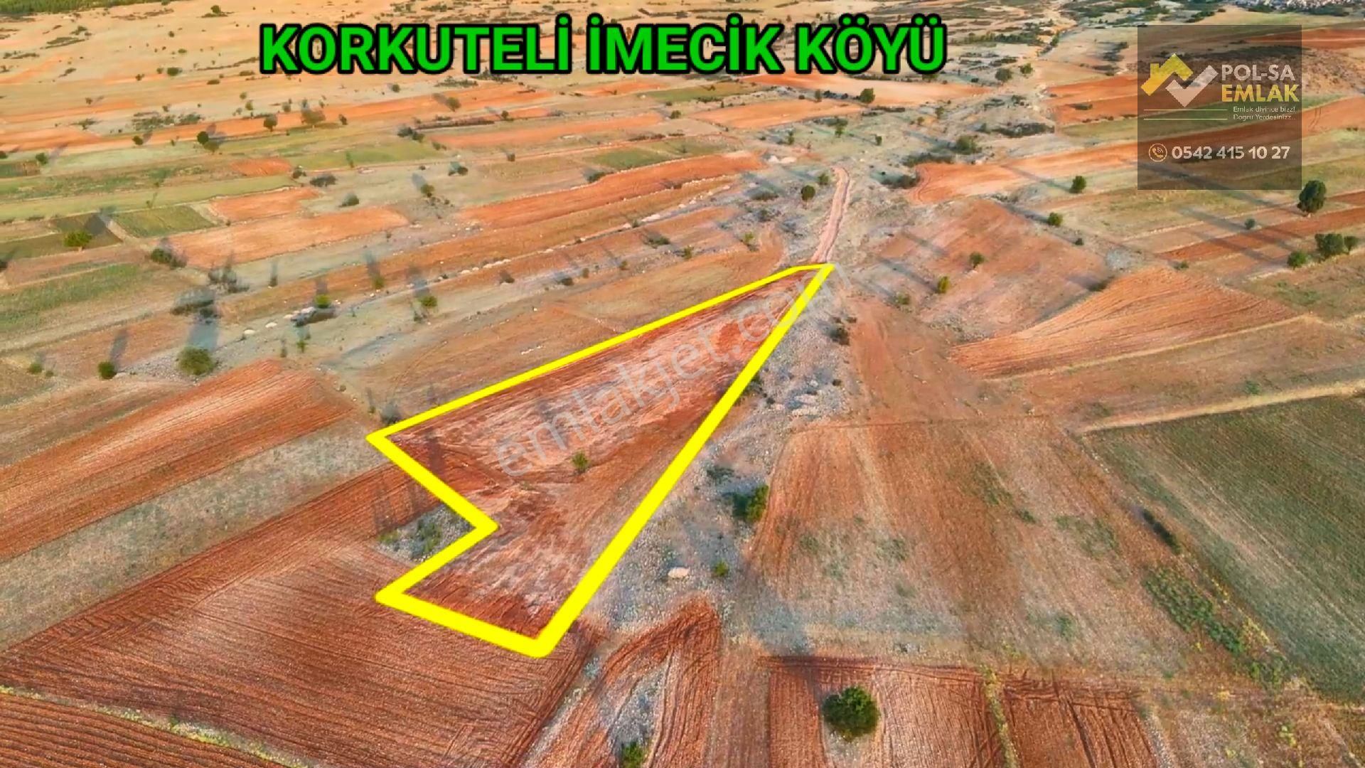 ✅korkuteli✅imecik Köyü ✅satılık 5.128m2 Tarla✅arazi Yolu Var - Görsel 9