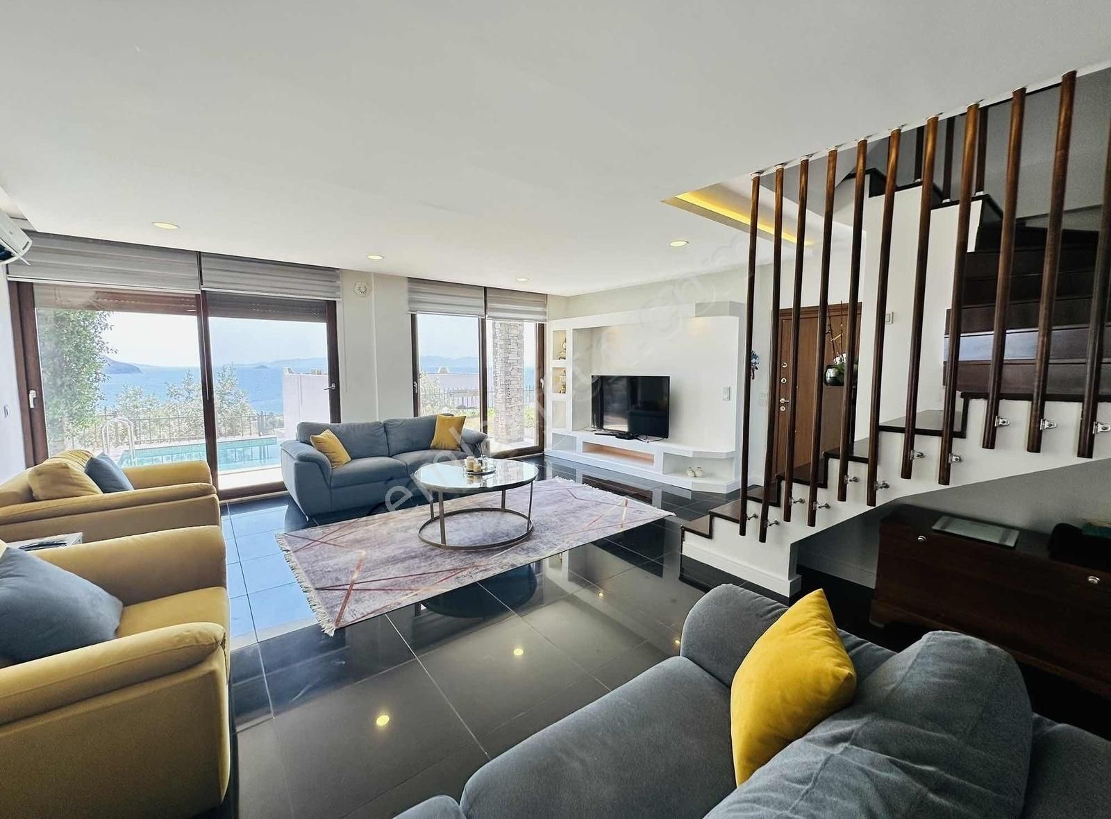 Bodrum Kadıkalesi'nde Kesintisiz Manzaralı Müstakil Villa - Görsel 22