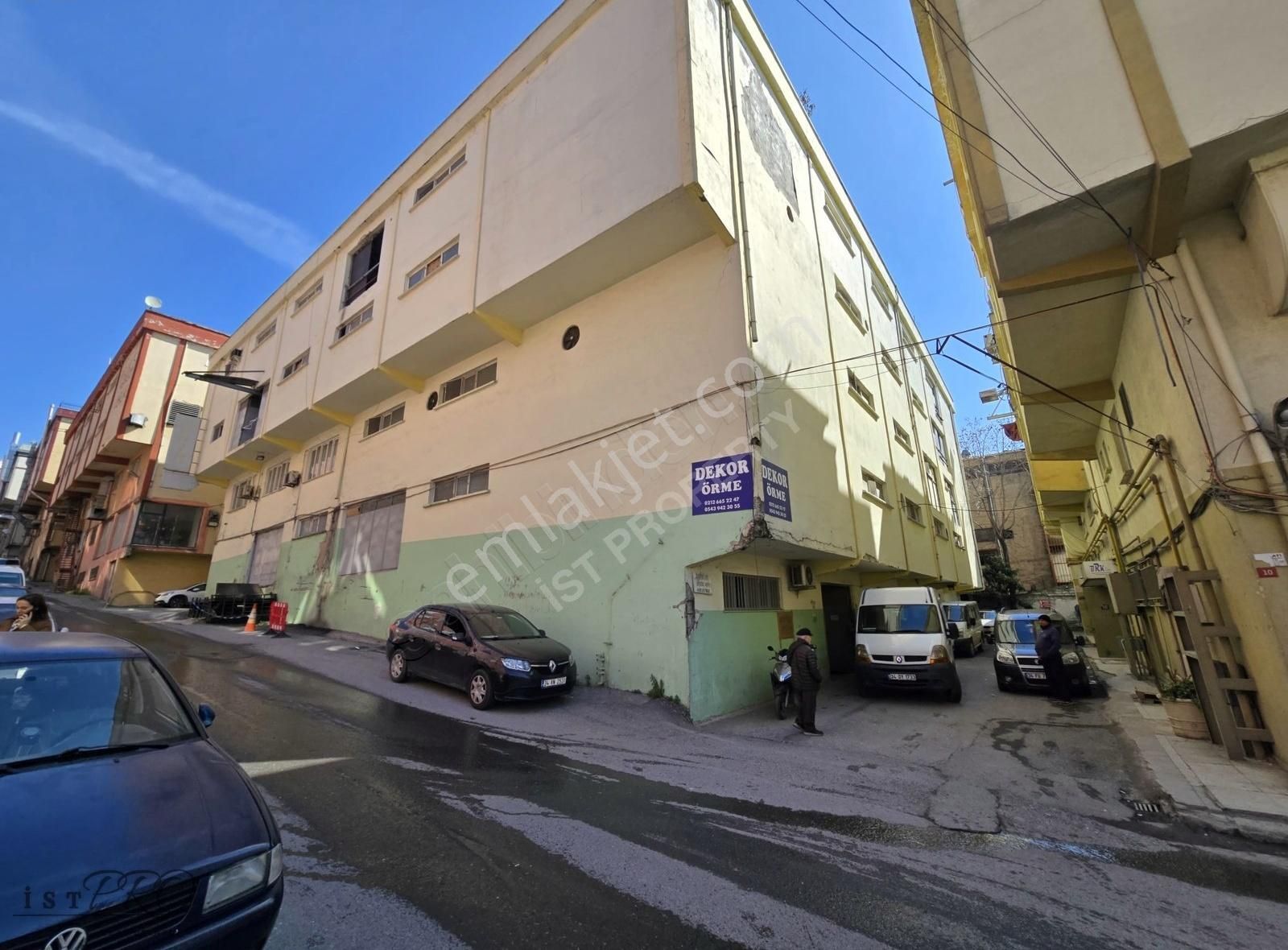 Zeytinburnu Maltepe Mah. Satılık 2000m2 2katlı İmalathane&depo
