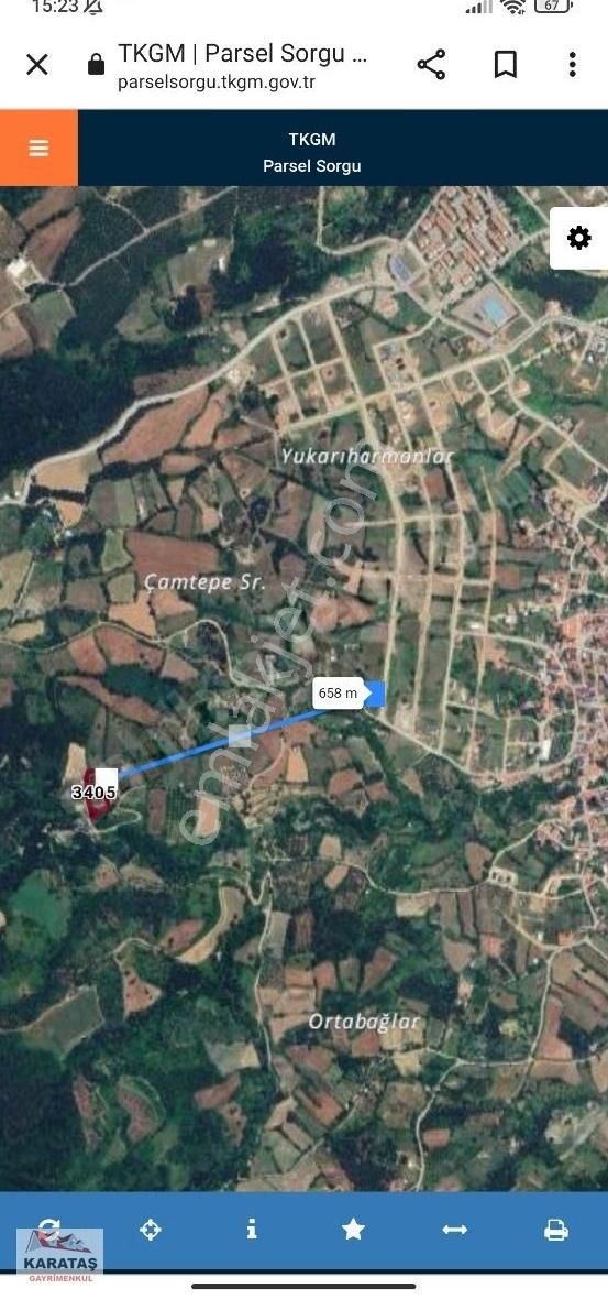 İnegöl Yeniceköy'de İmara Çok Yakın Satılık Kupon Arazi - Görsel 2